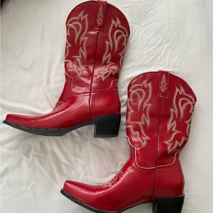Red Cowboy Boots!